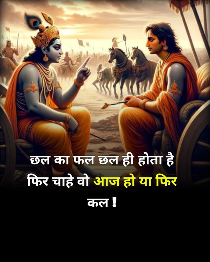 Bhagavad Gita Life Reality Motivational Quotes in Hindi